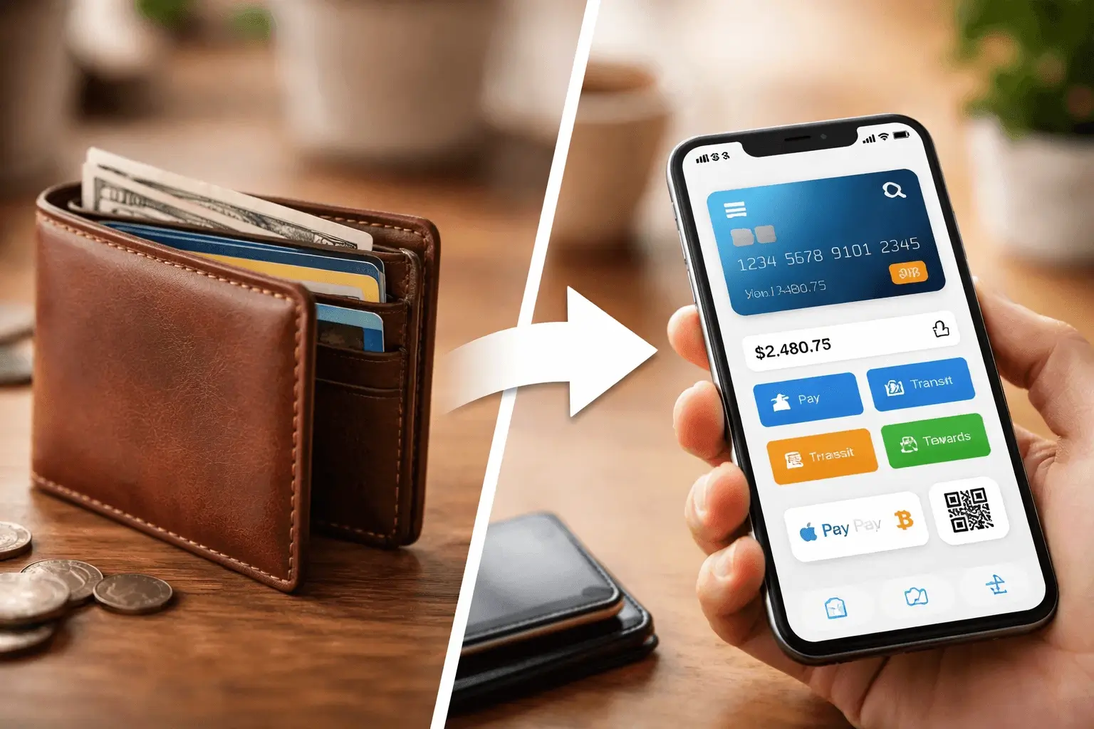 Digital wallet loyalty card for retailers
